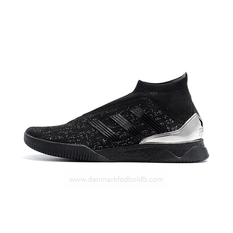 Adidas Predator Tango 18+ Turf Fodboldstøvler Herre – Sort Sølv
